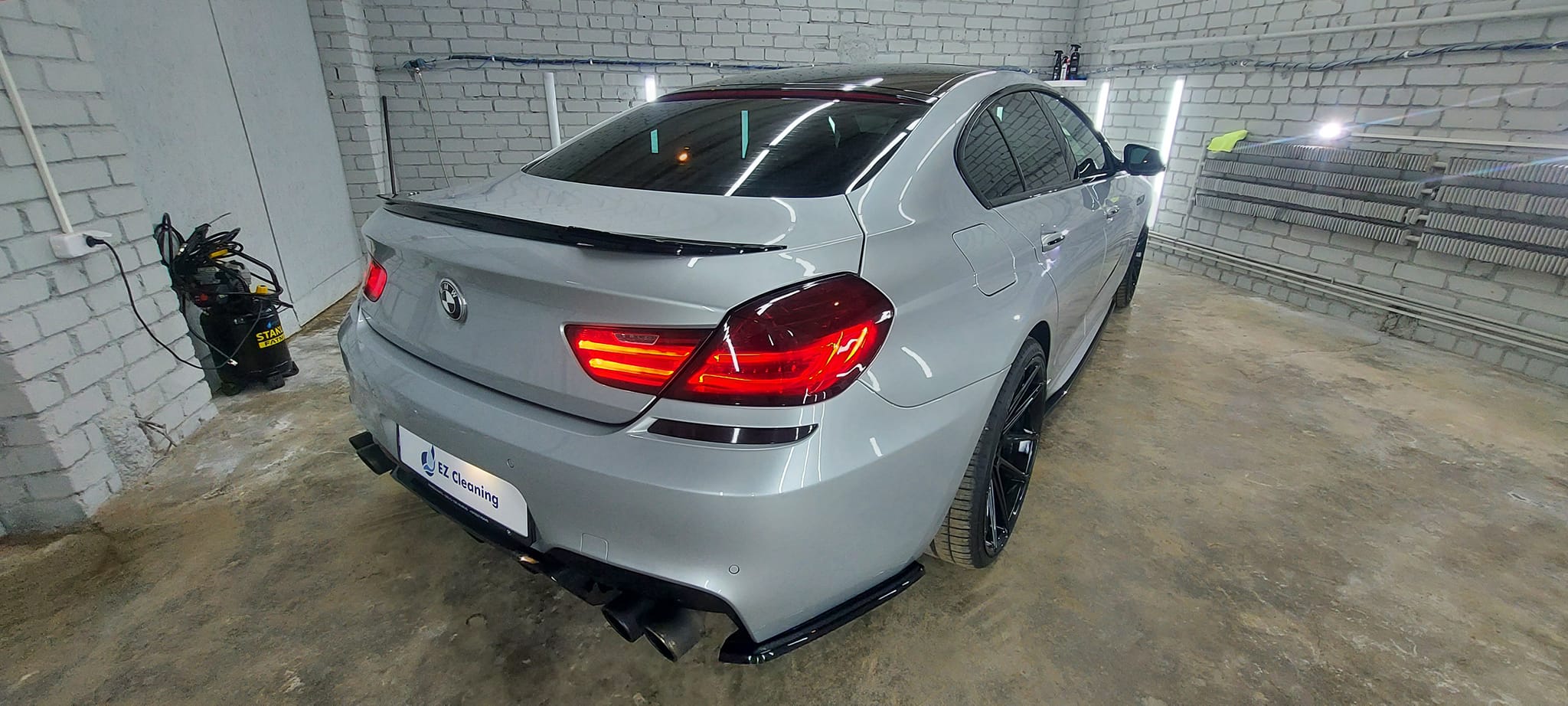 Poliravimo rezultatas: BMW galine dalis su atnaujintu blizgesiu